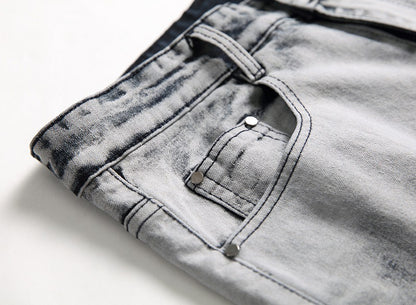 Men's faded jeans