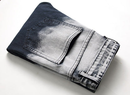 Men's faded jeans