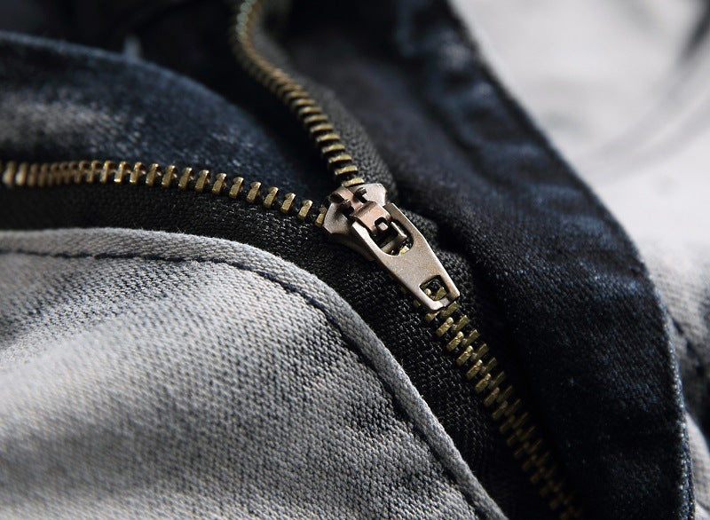 Men's faded jeans