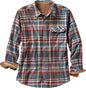 Single-breasted Plaid Shirt Long Sleeve Loose