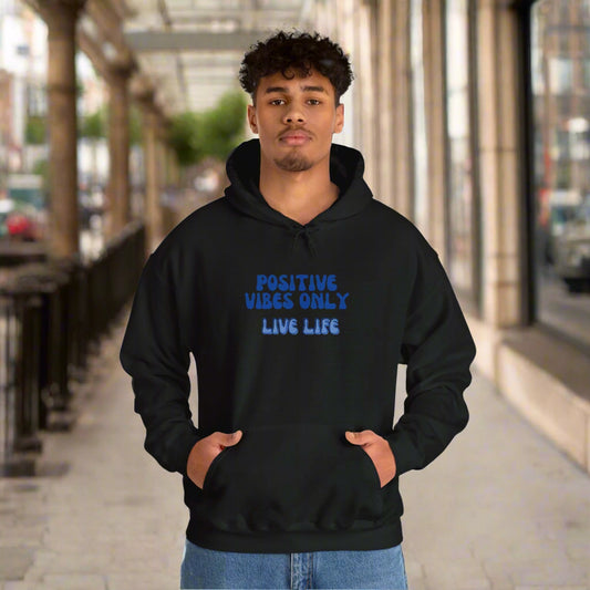 Positive Vibes Only Unisex Heavy Blend™ Hooded Sweatshirt