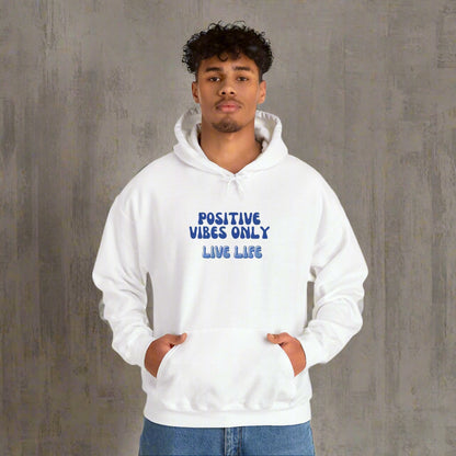 Positive Vibes Only Unisex Heavy Blend™ Hooded Sweatshirt