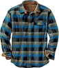 Single-breasted Plaid Shirt Long Sleeve Loose