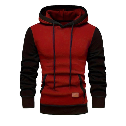 New Men's Color Contrast Hoodie